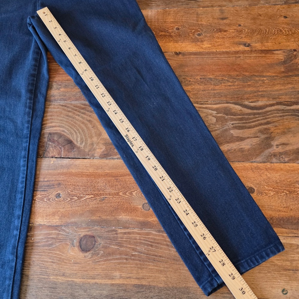 Mirona Jeans Dark Wash‎ Button Fly Straight Leg Denim Pants Size 5A vintage - Picture 4 of 7